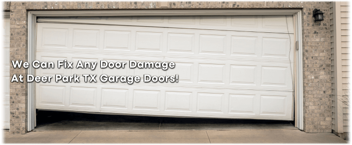 Garage Door Off Track In Deer Park TX